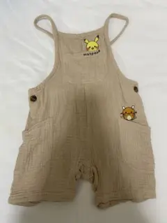 モンポケ　オーバーオール　90サイズ　トップス　ズボン