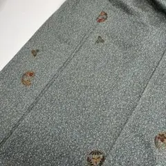 単衣仕立て 小紋 叩き染め 飛び柄の染め 正絹 着物 i-3238