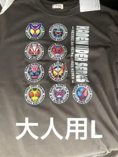 新品 Tシャツ L仮面ライダー SD ヘルメット ビルド エグゼイド 半袖