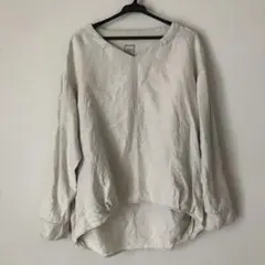 【即購入OK】URBAN RESEARCH doorsリネンVネック長袖シャツ