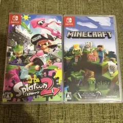 Minecraft とSplatoon 2セット品 （amiiboカード7枚）