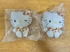 ハローキティ キーホルダー レオパード柄 ヒョウ柄