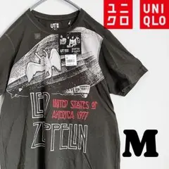 ユニクロ　UT　レッドツエッペリン　飛行船　半袖　Ｔシャツ　M　チャコール