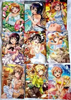 ラブライブ！μ'sスクフェスAC バースデーカード9枚セット