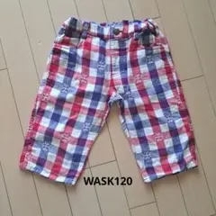 ワスク120ガーゼ生地ハーフパンツ