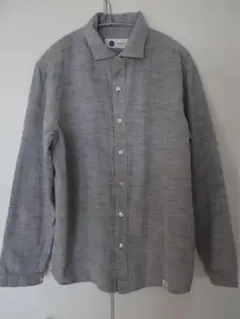 美品 IIE.lab会津木綿 長袖シャツ