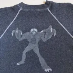 80s ヘインズ HANES 妖怪人間ベムベロ柄 ビンテージスウェット ＵＳＡ製