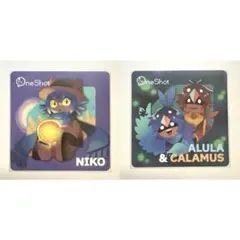 ゲーマー焼き コースター OneShot NIKO ALULA CALAMUS