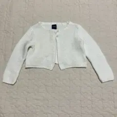babyGap ホワイト ニットカーディガン