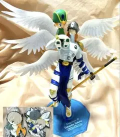＊デジモン　gem エンジェモン+エンジェモンフィギュアデザインポストカード Precious GEM Angemon Full Color Prototype Images & Release