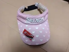 Srixon ピンク ハート柄 バイザー Z*UR