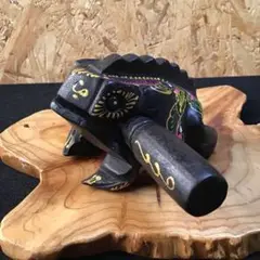東南アジア / 工芸品 「ギロ」木製 カエル モチーフの楽器