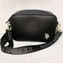美品◎U.S. POLO ショルダーバッグ ブラック USPA2675