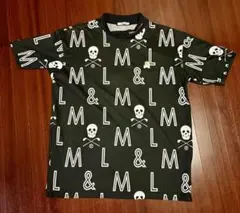 MARK & RONA モックネック シャツ 総柄