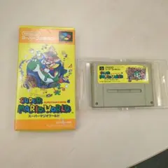 スーパーファミコンソフト　スーパーマリオワールド SHVC-MW 日本製