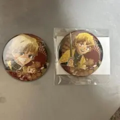 善逸缶バッチ×2