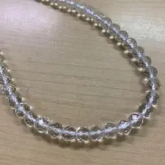 連売り　64面カット　ガラスビーズ　6mm