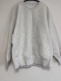 GU オーバーサイズ グレー トレーナー