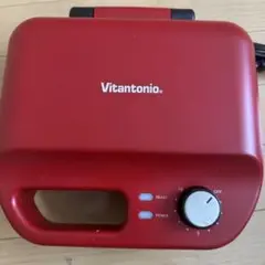 Vitantonio ワッフルメーカー レッド