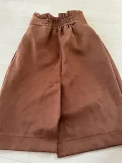 ブラウン スエード風パンツ 80cm~