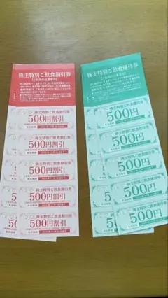 AFC食事優待券10枚、割引券10枚