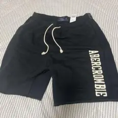 新品Abercrombie & Fitch 黒 ショートパンツ Lサイズ