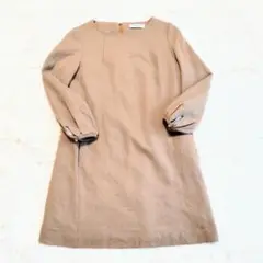 ADORE アドーア パフスリーブワンピース ぽわん袖 Aライン 36 S