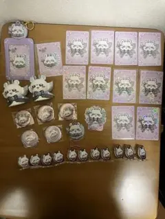 ちいかわ まじかる アクスタ 缶バッジ ソフビ ノベルティ カードケース