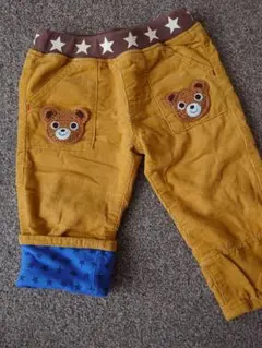 ミキハウス　プッチーくん　コーデュロイ　パンツ　80cm