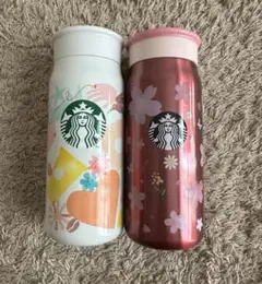 スタバ　タンブラー　水筒　2本セット　2021 桜