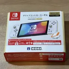 7-102 HORI グリップコントローラー Fit ライトグレー×イエロー