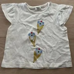80 アイス柄半袖Tシャツ