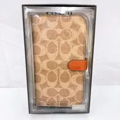 6SDM60 【美品】COACH iPhone 手帳型ケース スマホ 現状品