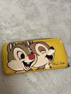 チップとデール 財布 イエロー