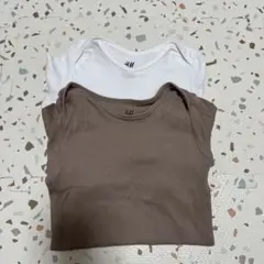 H&M ボディスーツ ベビー肌着 9-12m