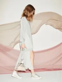 【ameri】SEE THROUGH LAYERED DRESS