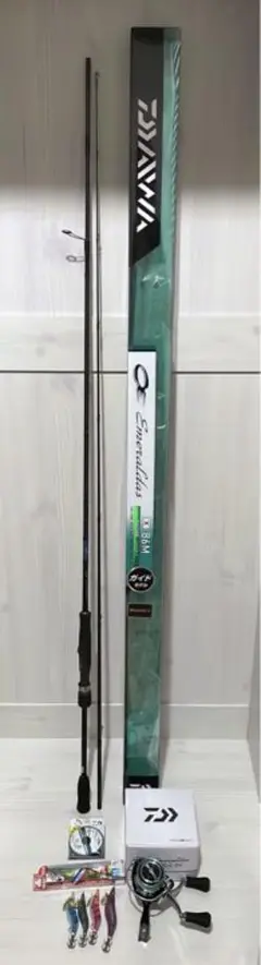 ダイワ エメラルダス x86M ロッド リール エギングセット