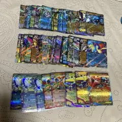 ポケカ RRのみ50枚くらいまとめ売り(メガシリーズ4種8枚入り)