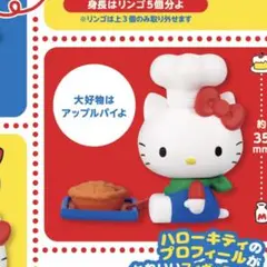 I'm Hello Kitty フィギュア ガチャ 大好物はアップルパイ キティ