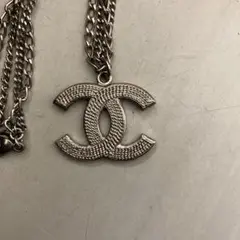 シャネル ココマークネックレスCHANELダブルチェーン