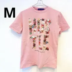 STREETZ IZ WATCHIN ピンク 花柄 フラワー Tシャツ M
