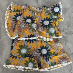 花柄　セットアップ