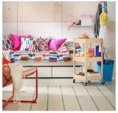 IKEA RIDSTIG リードスティグ ラグ 平織り 133x195 cm