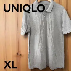 ◇着心地よい◇UNIQLO ユニクロ　グレー ポロシャツ　サイズ【 XL】