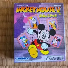 ミッキーマウスⅤ5 ゲームボーイ(箱、取説付き)