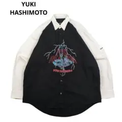 YUKI HASHIMOTO グラフィック シャツ ロゴ 刺繍 プリント 46