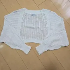 POCKET レースニットカーディガン
