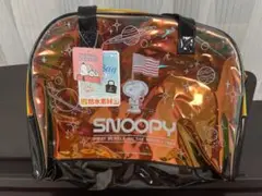 【新品プライズ】スヌーピー　プールバッグ［ブラック］