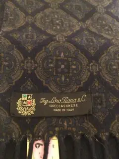 Lolo Piana ロロピアーナ カシミヤ100% マフラー ネイビー 美品