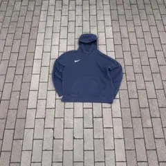 Nikeナイキネイビーフーディパーカー古着フェード